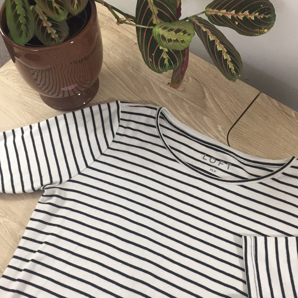 Striped loft tee